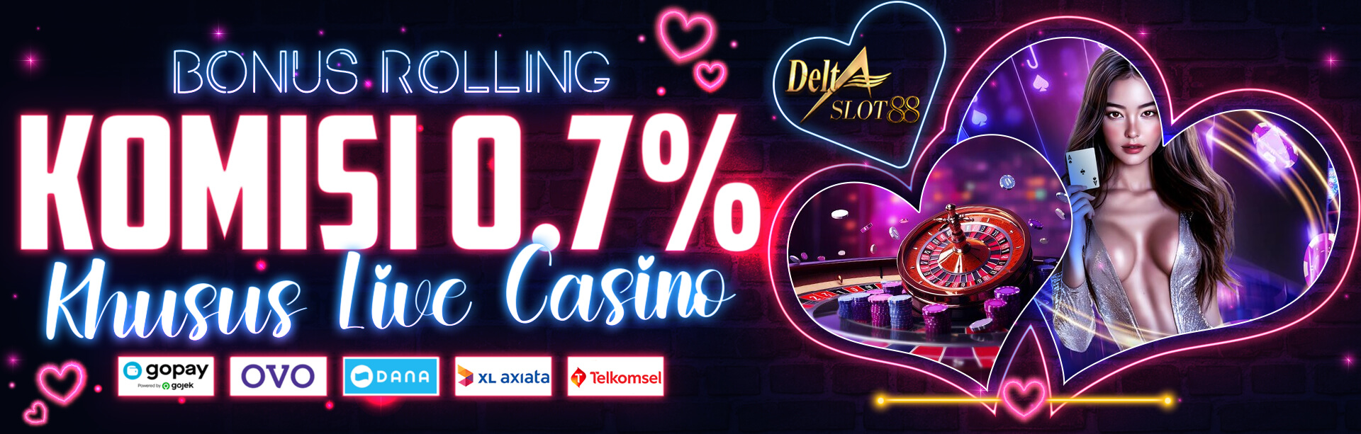 BONUS ROLLINGAN LIVE CASINO