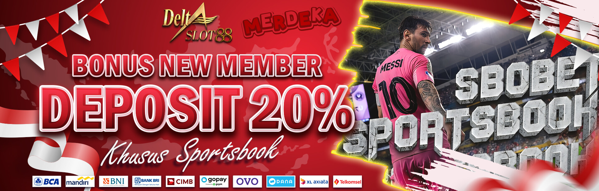 BONUS NEW MEMBER 20% SPORT