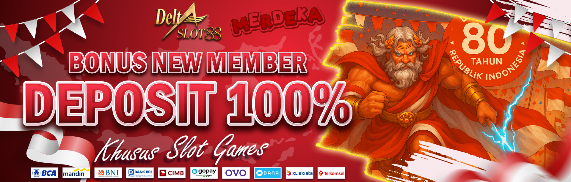 BONUS NEW MEMBER 100%