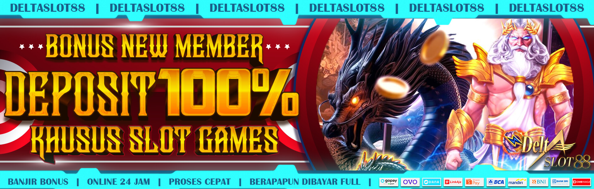 BONUS NEW MEMBER 100%