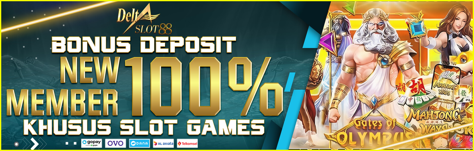 BONUS NEW MEMBER 100%