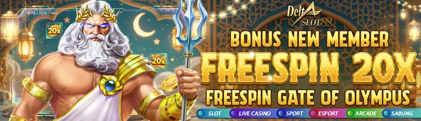 BONUS NEW MEMBER FREESPIN 20X