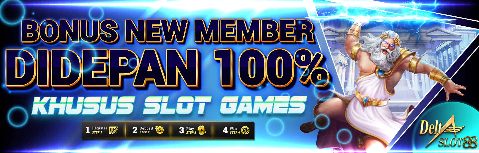 BONUS NEW MEMBER 100%